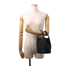 将图像加载到图库查看器中,HERMES in-the-loop Tote Bag Black Taurillon Clemence Swift Leather Size 18