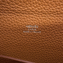 将图像加载到图库查看器中,HERMES Videpoches Shoulder Bag Gold Togo Leather