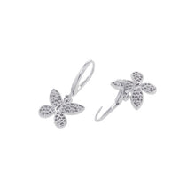 Load image into Gallery viewer, GRAFF Pavé Butterfly Mini Diamond Drop EarringsRGE1167 18K White Gold