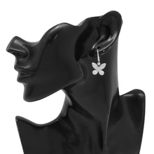 Load image into Gallery viewer, GRAFF Pavé Butterfly Mini Diamond Drop EarringsRGE1167 18K White Gold