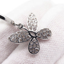 Load image into Gallery viewer, GRAFF Pavé Butterfly Mini Diamond Drop EarringsRGE1167 18K White Gold