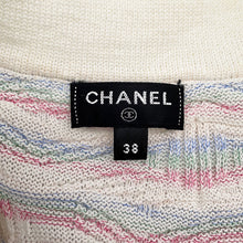 Load image into Gallery viewer, CHANEL COCO Button One Piece Size 36 White/MulticolorP53328 Cotton93% Nylon7%