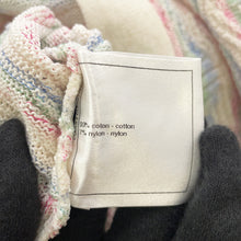Load image into Gallery viewer, CHANEL COCO Button One Piece Size 36 White/MulticolorP53328 Cotton93% Nylon7%
