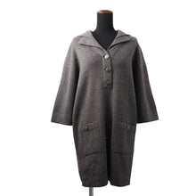 将图像加载到图库查看器中,CHANEL Knit dress Size 36 GrayP59321 Cashmere100%