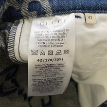 Load image into Gallery viewer, GUCCI GGDenim Shorts Size 42 Blue678807 Cotton100%