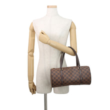 将图像加载到图库查看器中,LOUIS VUITTON Papillon RedN51303 Damier Ebene Canvas Size 30
