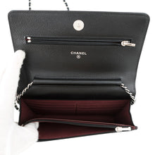 Load image into Gallery viewer, CHANEL Matelasse Chain wallet BlackAP0250 Caviar Leather