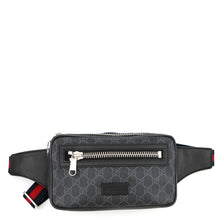 将图像加载到图库查看器中,GUCCI Crossbody Bag Black/Gray/Red474293 GG Supreme