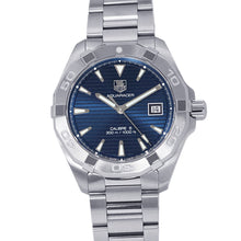Load image into Gallery viewer, TAG HEUER Aqua racer W40.5mm Stainless Steel Blue DialWAY2112.BA0910