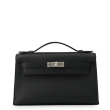 Load image into Gallery viewer, HERMES PochetteKelly Black Swift Leather