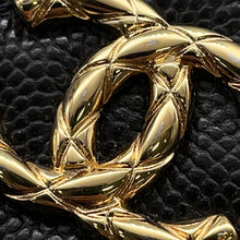 Load image into Gallery viewer, CHANEL Matelasse Round Zip Wallet BlackAP5016 Caviar Leather