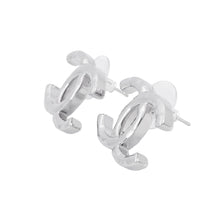 将图像加载到图库查看器中,CHANEL CC Logo Earrings SilverABH287 Metal