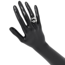 Load image into Gallery viewer, HERMES Chaine d'Ancre Double Row Ring Size 52/#12 SV925