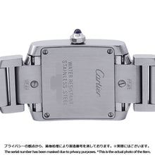 将图像加载到图库查看器中,CARTIER Tank Francaise SM H25mm×W20mm Stainless Steel Ivory DialW51008Q3