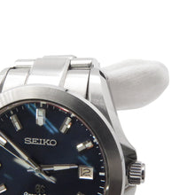 将图像加载到图库查看器中,SEIKO Grand SEIKO W36mm Stainless Steel Blue DialSBGF019