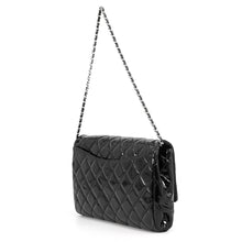 Load image into Gallery viewer, CHANEL Matelasse ChainShoulder Bag BlackA65051 Patent Leather Size 27