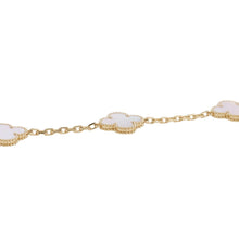 将图像加载到图库查看器中,Van Cleef & Arpels Vintage Alhambra 5 Motif BraceletVCARA41800 18K Yellow Gold