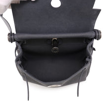Load image into Gallery viewer, HERMES Herbag zip Ardoise Toile Military Vache Hunter Leather Size Mini