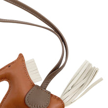 将图像加载到图库查看器中,HERMES Rodeo Gold/Craie/Etoupe Lambskin Size PM