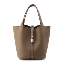 将图像加载到图库查看器中,HERMES Picotin Lock Etoupe Taurillon Clemence Size MM