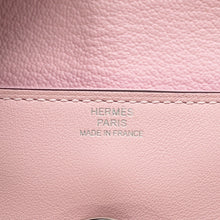 将图像加载到图库查看器中,HERMES Glennan Compact Rose Sakura Swift Leather