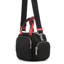 Load image into Gallery viewer, PRADA Multi-pocket 2-way Shoulder Bag Black/Red1BB061 Nylon Leather