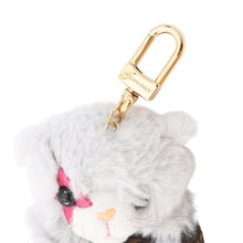 Load image into Gallery viewer, LOUIS VUITTON Bag Charm - LV Cute Kitten GrayM03512 Monogram Faux Fur