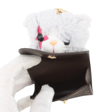 Load image into Gallery viewer, LOUIS VUITTON Bag Charm - LV Cute Kitten GrayM03512 Monogram Faux Fur