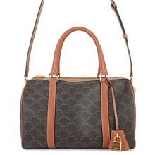 Load image into Gallery viewer, CELINE Triomphe Travel Bag Tan119572CAS.04LU PVC Leather Size Large