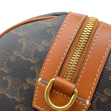 Load image into Gallery viewer, CELINE Triomphe Travel Bag Tan119572CAS.04LU PVC Leather Size Large