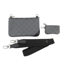 将图像加载到图库查看器中,LOUIS VUITTON Trio Messenger NoirM69443 Monogram Eclipse Monogram Eclipse Reverse