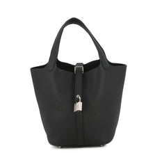 Load image into Gallery viewer, HERMES Picotin Lock Black Taurillon Clemence Size PM