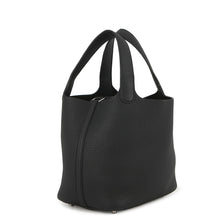 Load image into Gallery viewer, HERMES Picotin Lock Black Taurillon Clemence Size PM