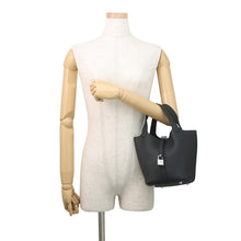 Load image into Gallery viewer, HERMES Picotin Lock Black Taurillon Clemence Size PM