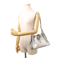 将图像加载到图库查看器中,CHANEL CHANEL25 ChainShoulder Bag SilverAS5293 Caviar Leather Size Small