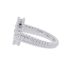 Load image into Gallery viewer, Van Cleef & Arpels Vintage Alhambra Reversible Ring Size 52/#12VCARPGV300 18K White Gold