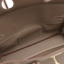 将图像加载到图库查看器中,HERMES ShoulderBirkin Etoupe Evercolor Size 29