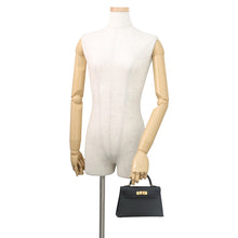 将图像加载到图库查看器中,HERMES Mini Kelly 2 Black Epsom