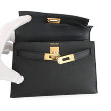 Load image into Gallery viewer, HERMES Mini Kelly 2 Black Epsom