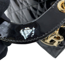 Load image into Gallery viewer, Dior Lady Dior Canage BlackM0505OWCB_M900 Patent Calf Leather Size Mini