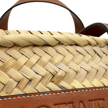 Load image into Gallery viewer, LOEWE Basket Bag Natural/Brown327.02.S93 Raffia Leather