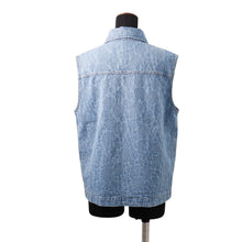 Load image into Gallery viewer, CHANEL Camellia Vest Size 36 Light BlueP74492 Cotton