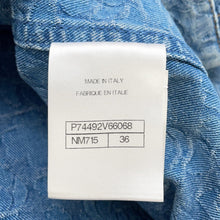 Load image into Gallery viewer, CHANEL Camellia Vest Size 36 Light BlueP74492 Cotton