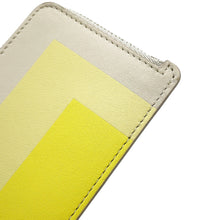 Load image into Gallery viewer, LOEWE LOEWE × Albers LOEWE Albers Coin Purse Card Case Pale Gray/Light CitrineC643Z40XAE Calf Leather