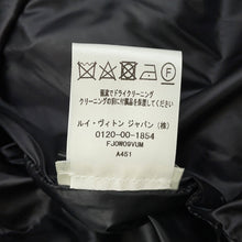 Load image into Gallery viewer, LOUIS VUITTON Monogram Down Jacket 2WAY Size 40 Noir Nylon100%
