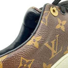 Load image into Gallery viewer, LOUIS VUITTON Front Lowline Monogram Sneakers Brown1A1F4H Patent LeatherMonogram Size 37