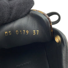 Load image into Gallery viewer, LOUIS VUITTON Front Lowline Monogram Sneakers Brown1A1F4H Patent LeatherMonogram Size 37