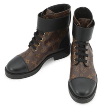 Load image into Gallery viewer, LOUIS VUITTON Wonderland Line EncreBoots Brown1A2Q30 Patent LeatherMonogram Size 38