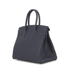 将图像加载到图库查看器中,HERMES Birkin Blue Nuit Togo Leather Size 30