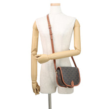 将图像加载到图库查看器中,CELINE Falco Shoulder Bag Tan191502 PVC Calf Leather Size Medium